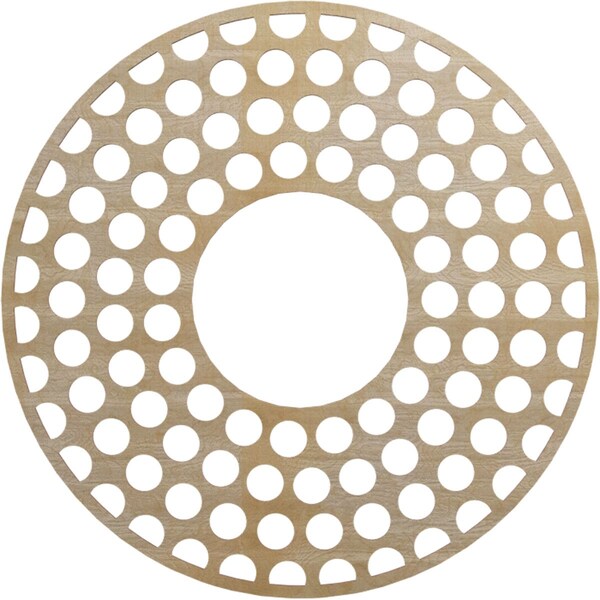 Ekena Millwork Fink Wood Fretwork Pierced Ceiling Medallion, Hickory, 32"OD x 11 5/8"ID x 1/4"T CMWP32X32X0250FFHI - main